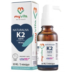 Witamina K2 Forte 100 mcg krople 30 ml - MyVita