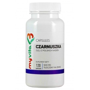 Czarnuszka olej z nasion 500 mg 120 kapsułek - MyVita