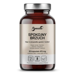 Spokojny Brzuch 50 kapsułek roślinnych - Panaseus
