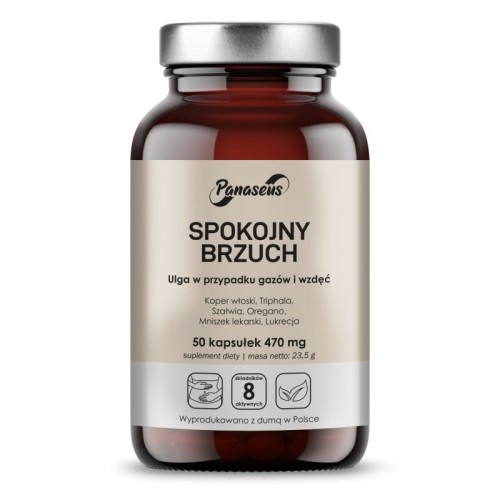 Spokojny Brzuch 50 kapsułek roślinnych - Panaseus