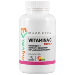 Witamina C Forte+ 1000 mg proszek 100 g - MyVita