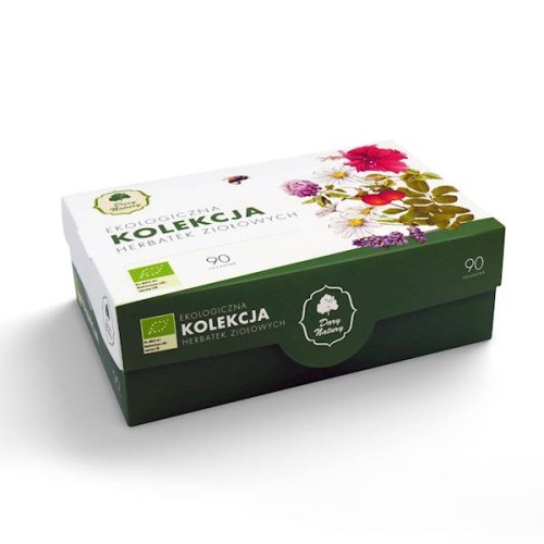 Kolekcja herbatek ziołowych EKO 90 saszetek (160 g) - Dary Natury