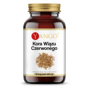 Kora wiązu czerwonego 90 kapsułek roślinnych - Yango