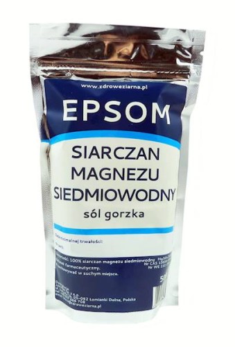 Sól gorzka Epsom 500 g (siarczan magnezu siedmiowodny) - Magicom