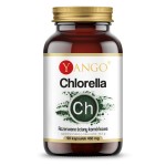 Chlorella z rozerwanymi ścianami komórkowymi 90 kapsułek roślinnych - Yango