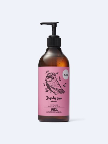 Naturalne mydło do rąk Jagody Goji i Wiśnia 500 ml - Yope