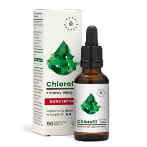 Chlorofil z morwy białej koncentrat 30 ml - Aura Herbals