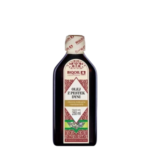 Olej z pestek dyni tłoczony tradycyjnie 250 ml - Biooil