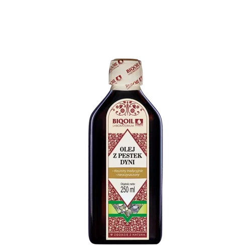 Olej z pestek dyni tłoczony tradycyjnie 250 ml - Biooil
