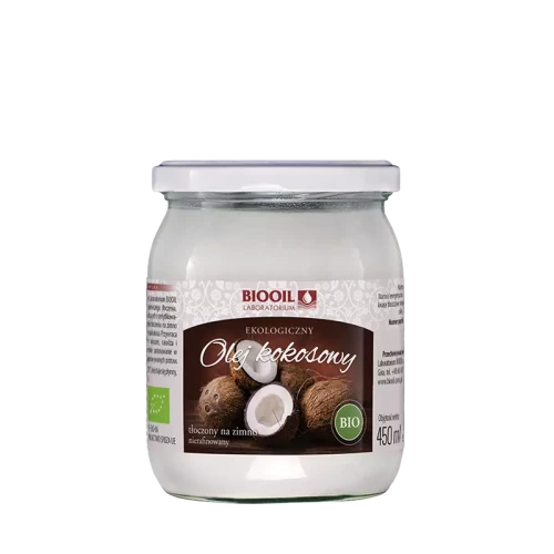 Olej kokosowy tłoczony na zimno BIO 450 ml - Biooil