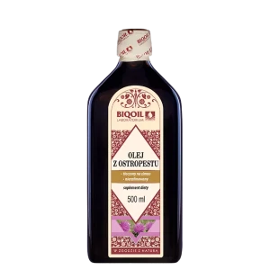 Olej z ostropestu tłoczony na zimno 500 ml - Biooil