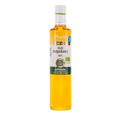 Olej z zarodków rzepaku uniwersalny EKO 500 ml - Olandia