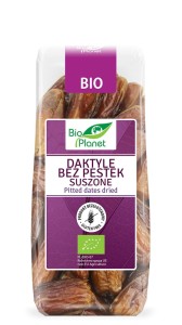 Daktyle bez pestek suszone bezglutenowe BIO 150 g - Bio Planet