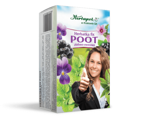 Herbatka poot fix 20 x 2 g - Herbapol Kraków