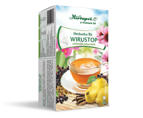 Herbatka wirustop fix 20 x 2g - Herbapol Kraków