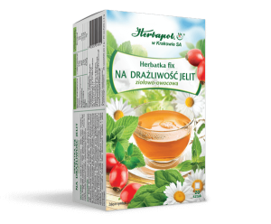 Herbatka na Drażliwość Jelit fix 20 x 2 g (saszetki) - Herbapol Kraków