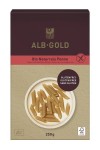 Makaron ryżowy razowy penne bezglutenowy BIO 250 g - Alb Gold