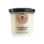 Cytrynowa Babeczka świeca z wosku sojowego 120 ml - Miodowa Mydlarnia