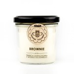 Brownie świeca z wosku sojowego 120 ml - Miodowa Mydlarnia