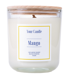 Świeca zapachowa sojowa Mango 210 ml - Your Candle