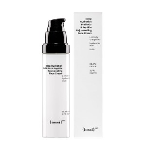 Deep Hydration Prebiotic & Peptide Rejuvenating Face Cream Nawilżający krem do twarzy z naturalnym peptydem z czerwonej algi, prebiotykiem i kwasem hialuronowym 50 ml - iossi PRO