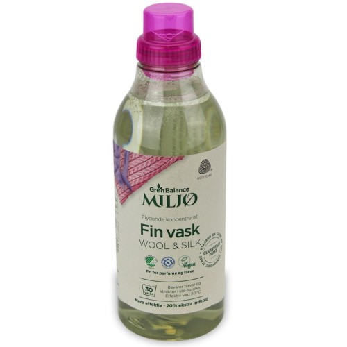 Płyn do prania wełnianych i jedwabnych tkanin 900 ml - Gron Balance