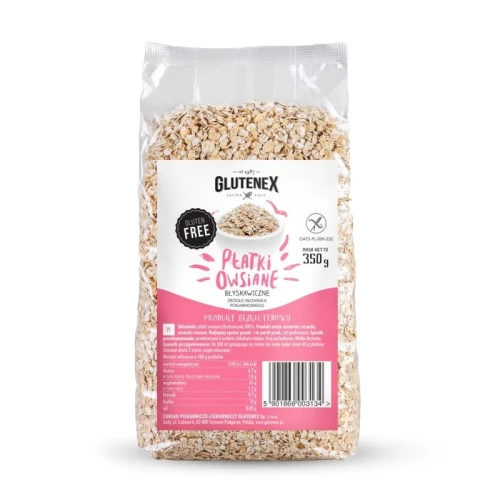 Płatki owsiane błyskawiczne bezglutenowe 350 g - Glutenex