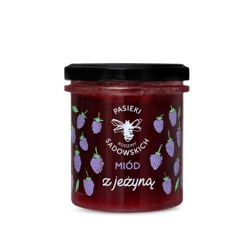 Miód z jeżyną 430 g - Pasieki Rodziny Sadowskich
