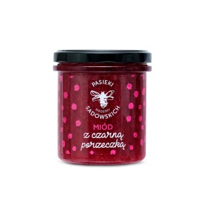 Miód z czarną porzeczką 430 g - Pasieki Rodziny Sadowskich