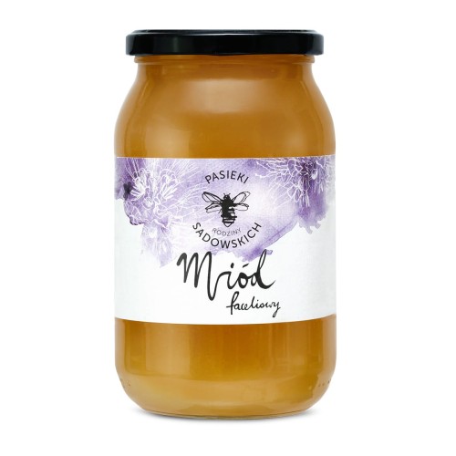Miód faceliowy 1200 g - Pasieki Rodziny Sadowskich