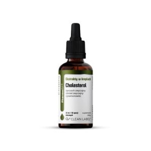Cholesterol ekstrakty w kroplach karczoch zwyczajny, chmiel zwyczajny, cynamonowiec 30 ml - PharmoVit
