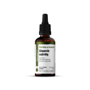 Wsparcie wątroby - ekstrakty w kroplach (kurkuma, ostropest plamisty, karczoch zwyczajny) - 30 ml - PharmoVit