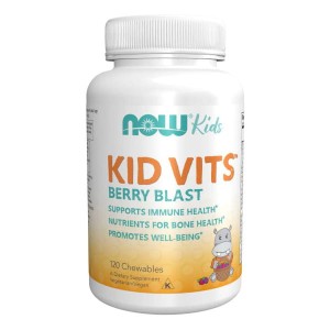 Kid Vits Berry Blast Naturalne witaminy dla dzieci 120 pastylek do ssania - Now