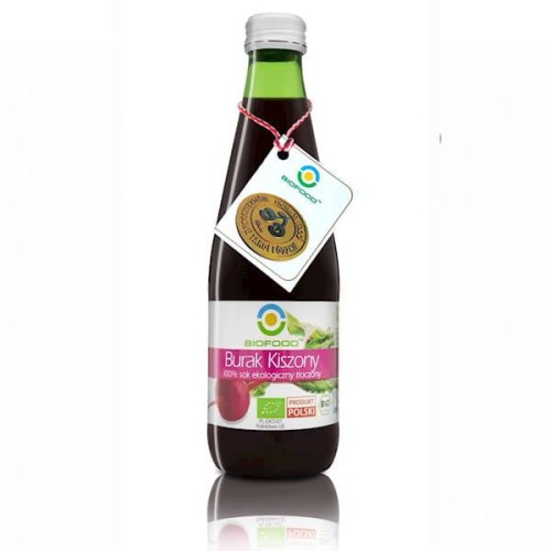 Burak kiszony 100% sok ekologiczny tłoczony BIO 300 ml - Bio Food