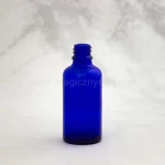 Butelka z niebieskiego szkła gwint 18 mm 50 ml - Nanga