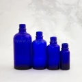 Butelka z niebieskiego szkła gwint 18 mm 50 ml - Nanga