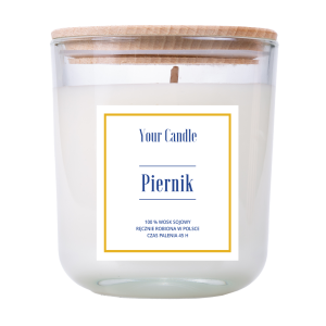 Świeca zapachowa sojowa Piernik 210 ml - Your Candle