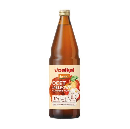 Ocet jabłkowy BIO niefiltrowany niepasteryzowany 750 ml - Voelkel